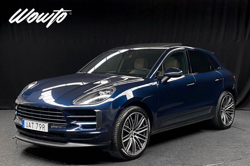 Mörkblå Begagnad 2019 Porsche Macan S SUV | 469 800 kr (Bra pris) - Bild 1/3