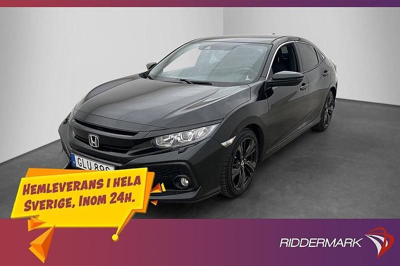 Svart Begagnad 2018 Honda Civic | 164 800 kr - Bild 1/3