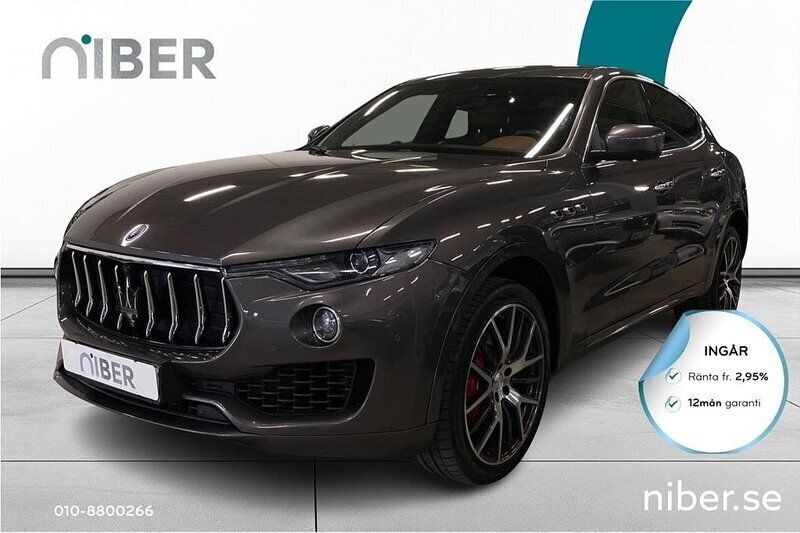 Mörkgrå Begagnad 2016 Maserati Levante SUV | 399 900 kr - Bild 1/4