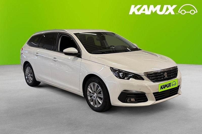 Vit Begagnad 2021 Peugeot 308 Allure Kombi | 189 800 kr (Bra pris) - Bild 1/4