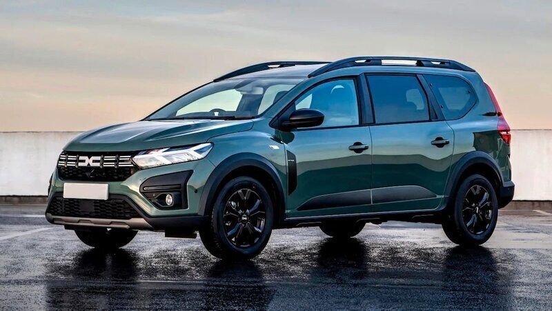 Grön Ny 2024 Dacia Jogger Extreme Minibuss | 259 000 kr (Marknadspris) - Bild 1/4