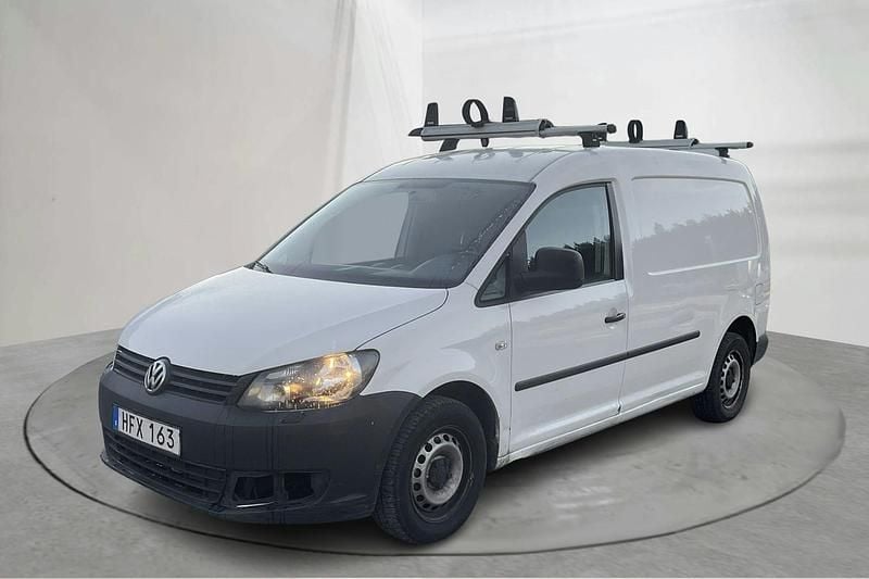 Vit Begagnad 2014 VW Caddy Maxi Minibuss | 69 000 kr (Superpris) - Bild 1/3