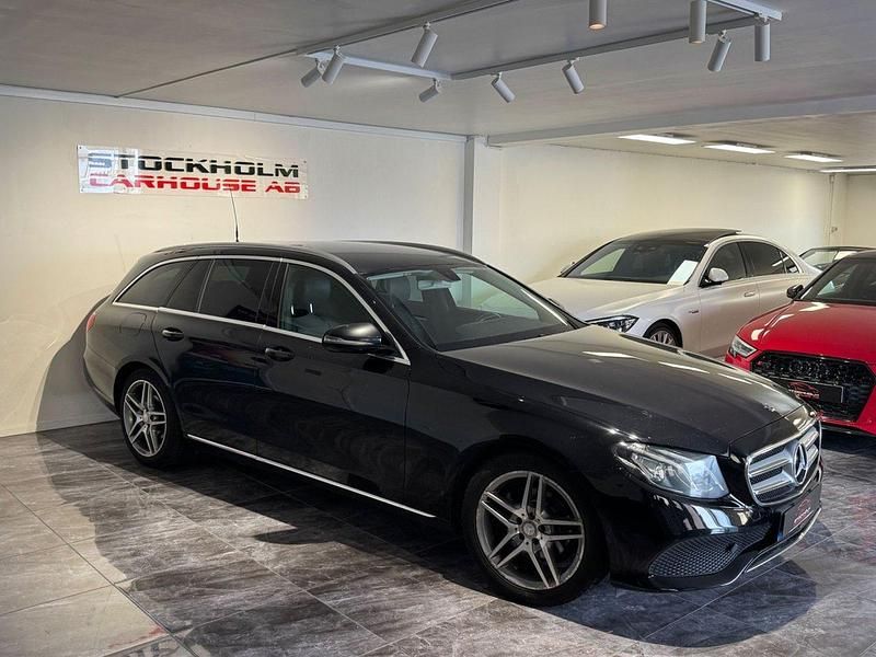 Begagnad Mercedes E220 Avantgarde 195 HK (143 kW) 2017 Svart Kombi