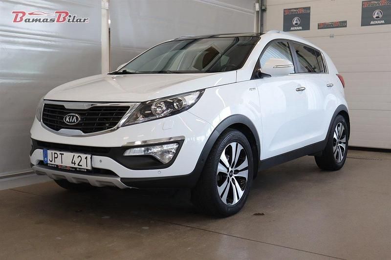 Vit Begagnad 2012 Kia Sportage EX SUV | 89 900 kr (Marknadspris) - Bild 1/4