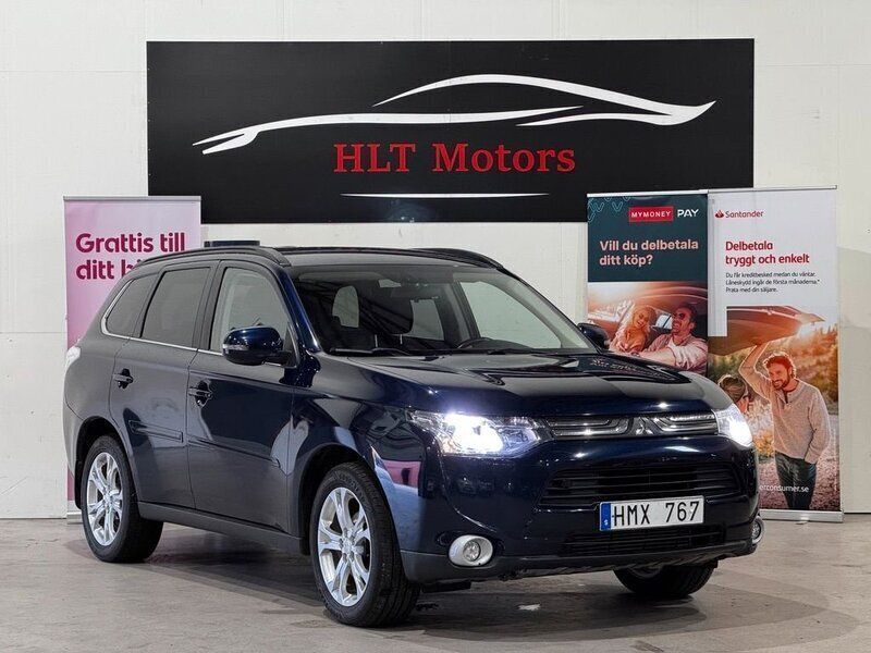 Blå Begagnad 2012 Mitsubishi Outlander SUV | 109 900 kr (Lite dyr) - Bild 1/4