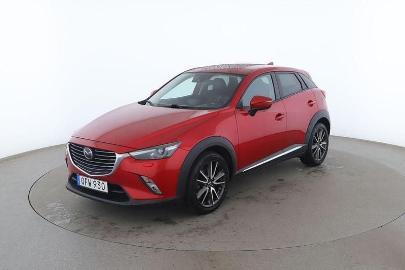 Röd Begagnad 2016 Mazda CX-3 Optimum SUV | 131 000 kr (Marknadspris) - Bild 1/3