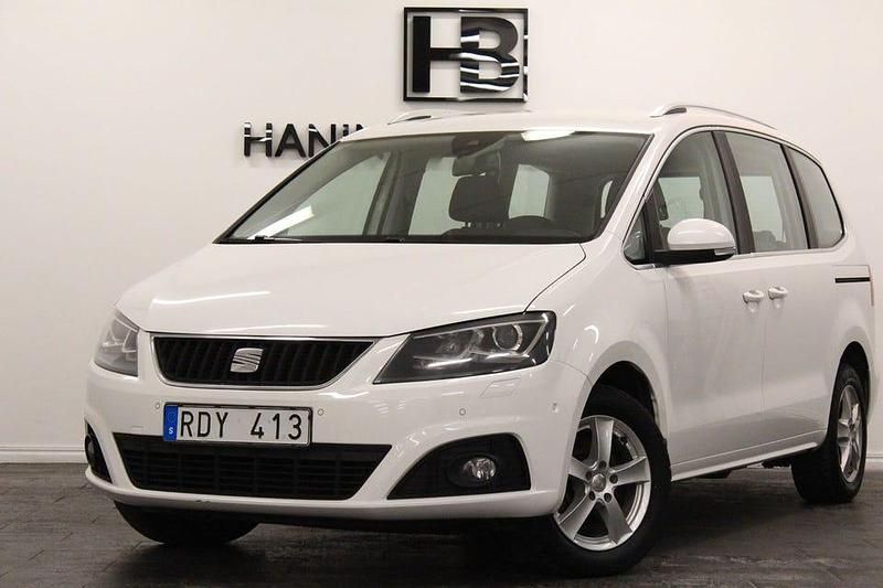 Vit Begagnad 2012 Seat Alhambra Minibuss | 104 900 kr (Bra pris) - Bild 1/4