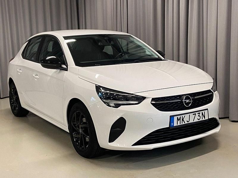 Vit Begagnad 2021 Opel Corsa Design & Tech Halvkombi | 139 900 kr (Marknadspris) - Bild 1/3