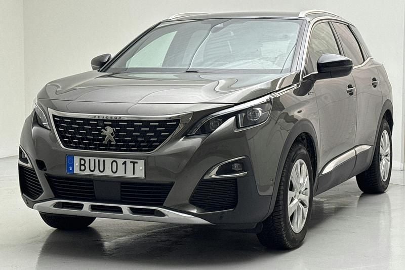 Begagnad Peugeot 3008 GT-line 130 HK (95 kW) 2019 Grå SUV