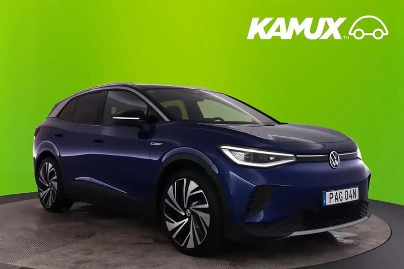 Blå Begagnad 2021 VW ID.4 Pro Performance SUV | 309 700 kr (Marknadspris) - Bild 1/4