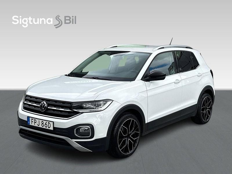 Vit Begagnad 2020 VW T-Cross GT SUV | 179 900 kr (Marknadspris) - Bild 1/4