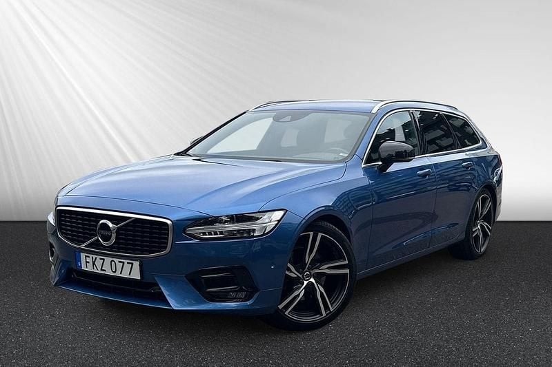 Blå Begagnad 2017 Volvo V90 R-Design Kombi | 289 900 kr (Marknadspris) - Bild 1/4