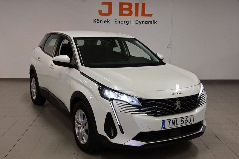 Vit Begagnad 2020 Peugeot 3008 Active Sedan | 199 900 kr (Marknadspris) - Bild 1/4