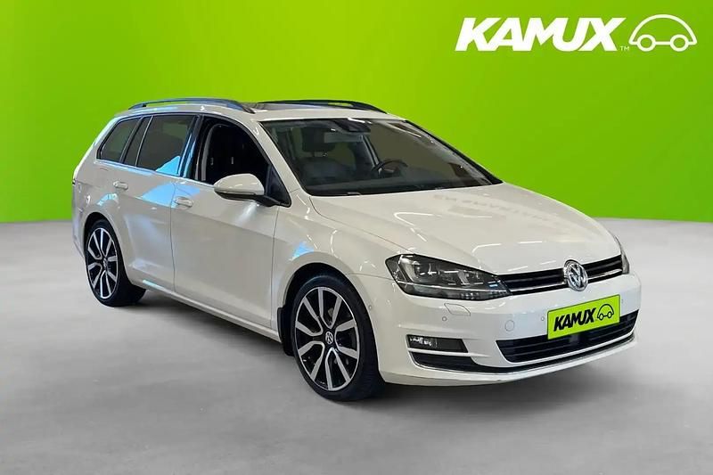 Vit Begagnad 2015 VW Golf VII GT Kombi | 144 800 kr (Marknadspris) - Bild 1/4