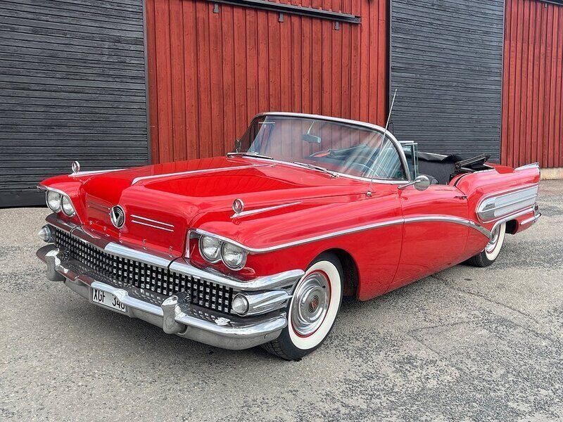 Röd Begagnad 1958 Buick Special Cab | 380 000 kr - Bild 1/4