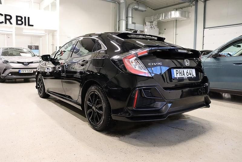 Begagnad Honda Civic Elegance 126 HK (92 kW) 2021 Svart Halvkombi