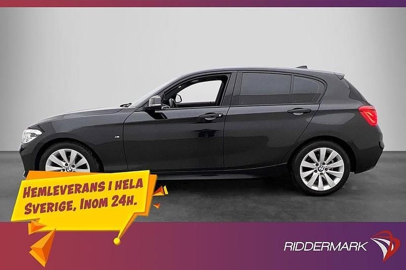 Begagnad BMW 118 M Sport 150 HK (110 kW) 2018 Svart Halvkombi