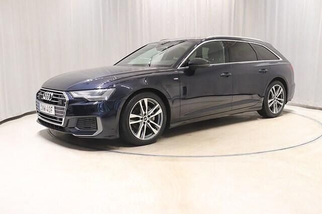 Begagnad Audi A6 S-Line 204 HK (150 kW) 2022 Blå Kombi