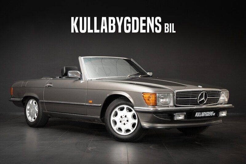 Grå Begagnad 1988 Mercedes SL300 Cab | 329 000 kr - Bild 1/4