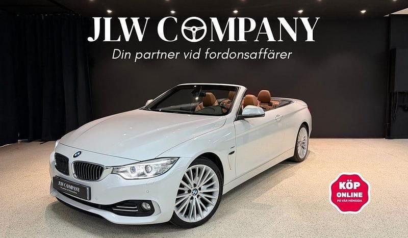 Begagnad BMW 428 Luxury Line 245 HK (180 kW) 2014 Mineral white metallic Cab