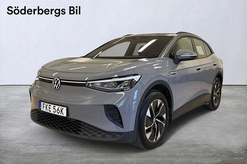 Grå Begagnad 2022 VW ID.4 Pro Performance SUV | 329 800 kr (Marknadspris) - Bild 1/4