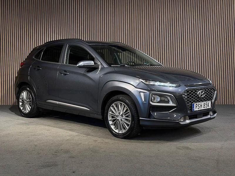 Begagnad Hyundai Kona Premium 177 HK (130 kW) 2020 Grå SUV