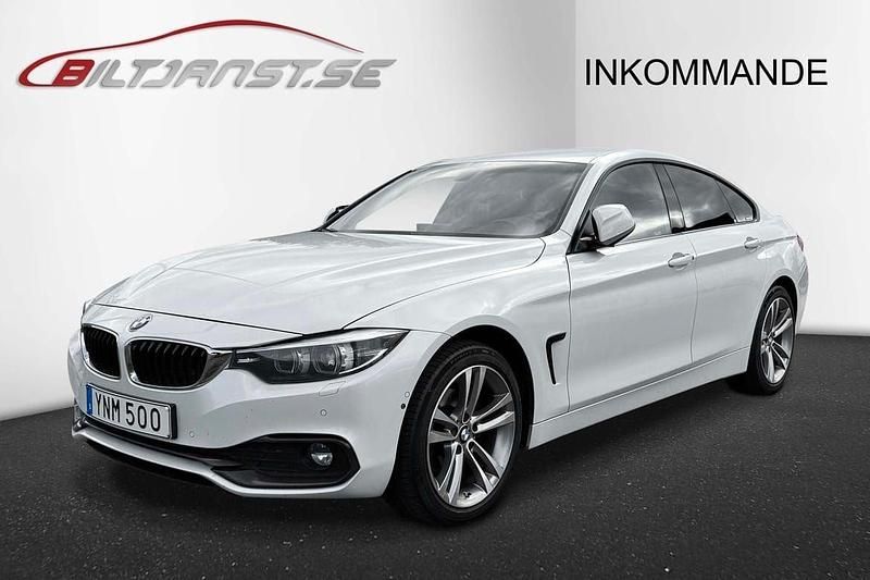 Vit Begagnad 2017 BMW 420 Gran Coupé Sport Line Sportkupé | 239 900 kr (Marknadspris) - Bild 1/4