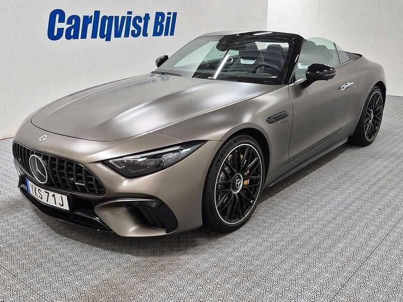 Grå (monzagrå magno) Begagnad 2022 Mercedes SL63 AMG AMG Cab | 1 435 000 kr - Bild 1/4