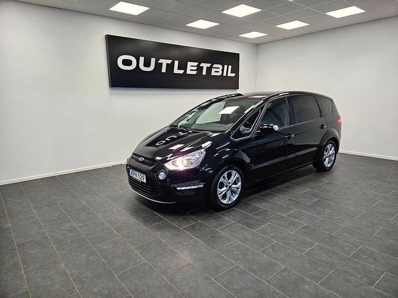 Svart Begagnad 2014 Ford S-MAX Sport Minibuss | 124 900 kr - Bild 1/4