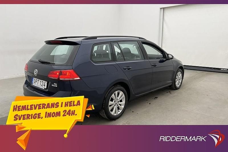 Begagnad VW Golf VII 105 HK (77 kW) 2014 Blå Kombi