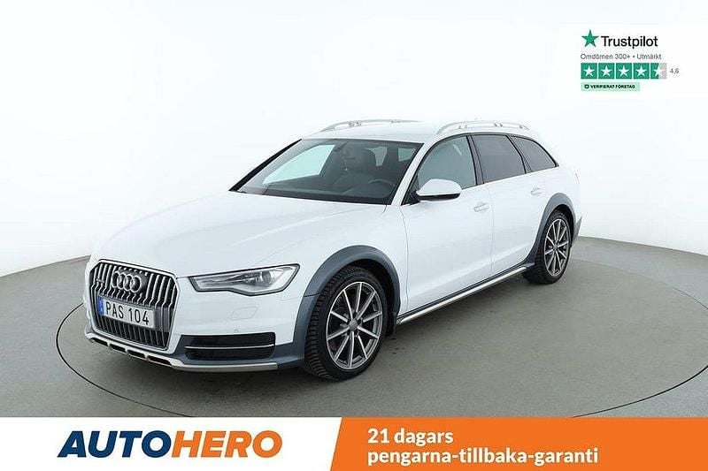 Vit Begagnad 2016 Audi A6 Allroad Comfort Kombi | 199 000 kr (Marknadspris) - Bild 1/4