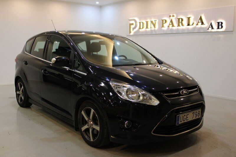 Svart Begagnad 2013 Ford C-MAX Titanium Minibuss | 59 900 kr (Marknadspris) - Bild 1/4
