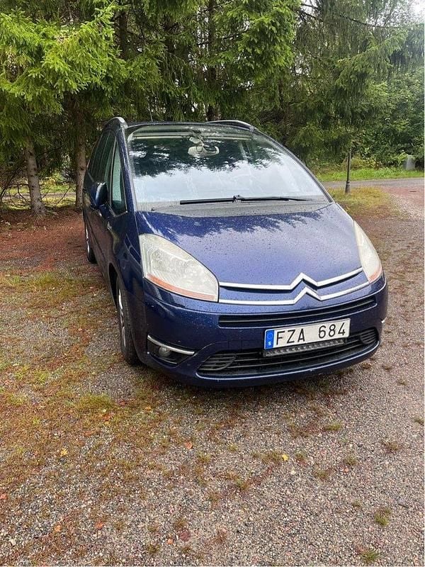 Blå Begagnad 2008 Citroën Grand C4 Picasso Minibuss | 28 000 kr - Bild 1/3