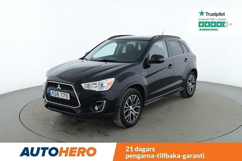 Svart Begagnad 2015 Mitsubishi ASX SUV | 147 000 kr (Marknadspris) - Bild 1/4