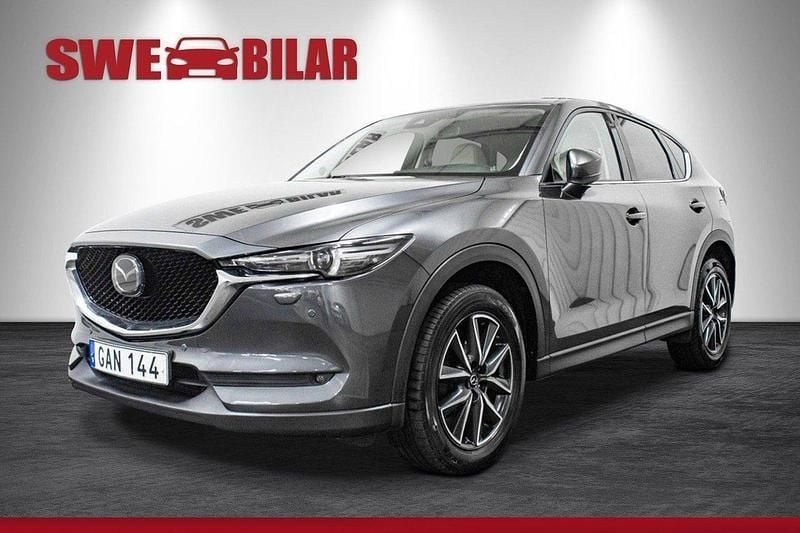 Grå Begagnad 2018 Mazda CX-5 SUV | 189 900 kr (Bra pris) - Bild 1/4