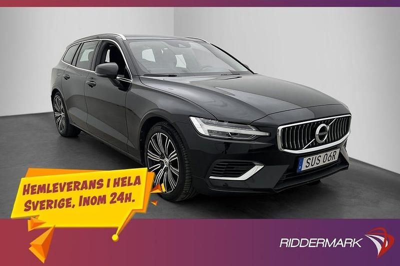 Svart Begagnad 2022 Volvo V60 Inscription Kombi | 274 900 kr (Bra pris) - Bild 1/3