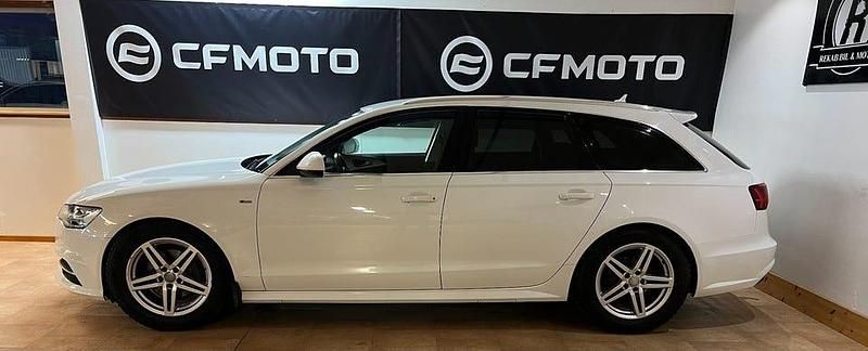 Begagnad Audi A6 S-Line 190 HK (139 kW) 2017 Vit Kombi