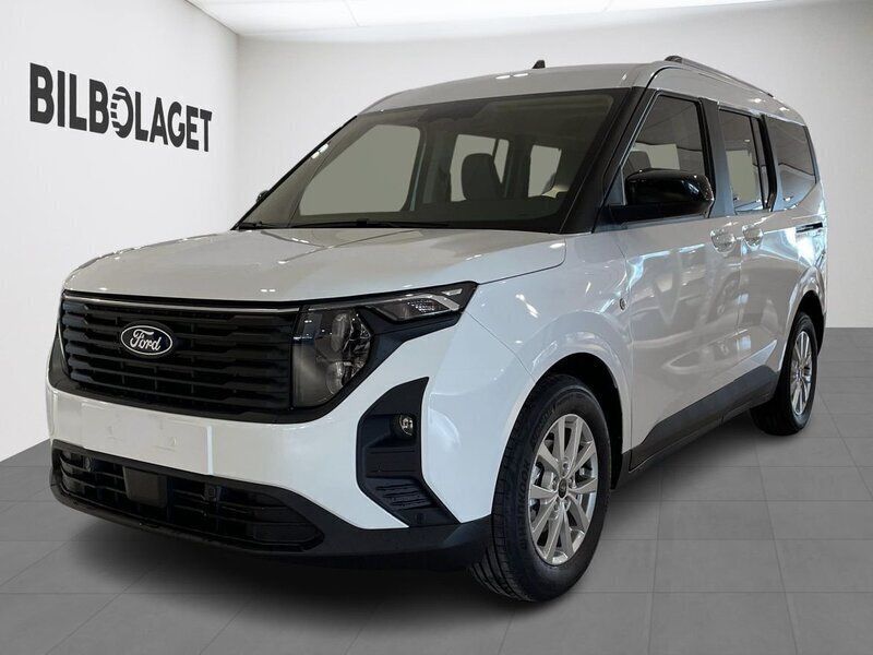 Vit Ny 2024 Ford Tourneo Courier Titanium Minibuss | 319 900 kr (Marknadspris) - Bild 1/4