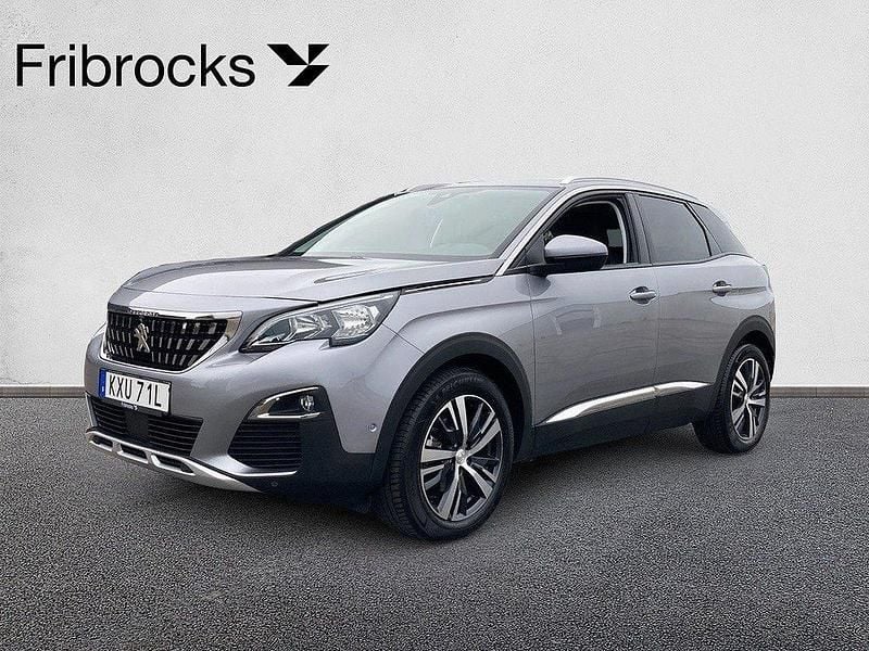 Grå Begagnad 2019 Peugeot 3008 Allure SUV | 227 900 kr (Marknadspris) - Bild 1/4
