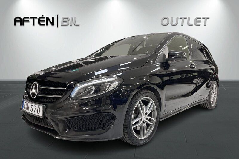 Svart Begagnad 2014 Mercedes B220 AMG Minibuss | 134 900 kr - Bild 1/3