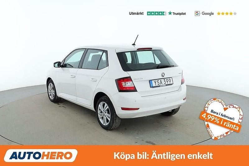 Begagnad Skoda Fabia Style 112 HK (82 kW) 2018 Vit Sedan