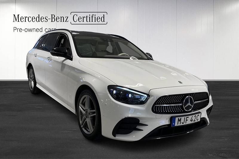 Begagnad Mercedes E450 367 HK (269 kW) 2021 Vit Kombi