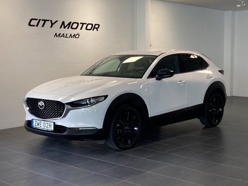 Vit Begagnad 2022 Mazda CX-30 Homura-Line SUV | 269 900 kr (Marknadspris) - Bild 1/4
