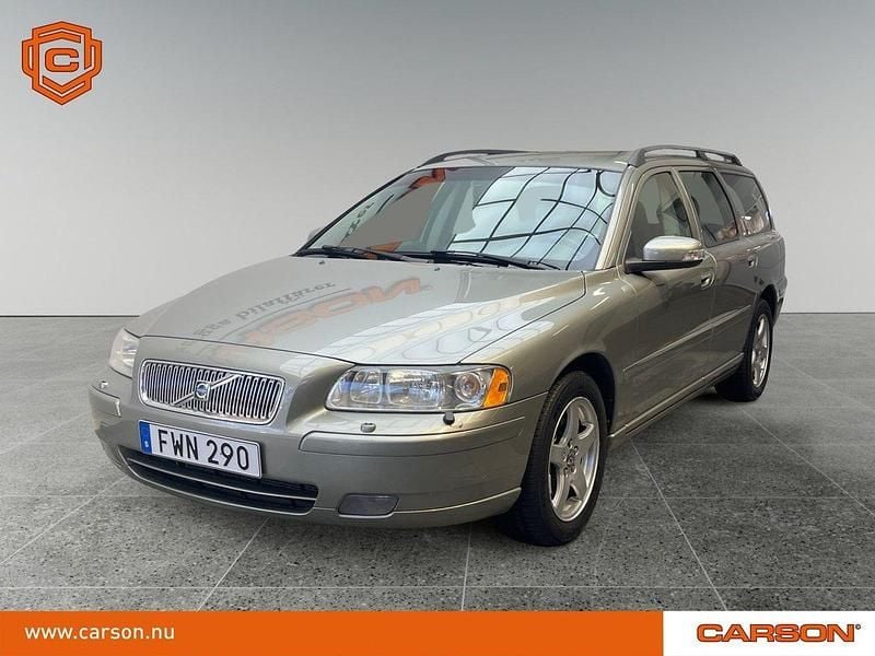 Ljusgrön Begagnad 2007 Volvo V70 Kinetic Kombi | 59 900 kr (Marknadspris) - Bild 1/3
