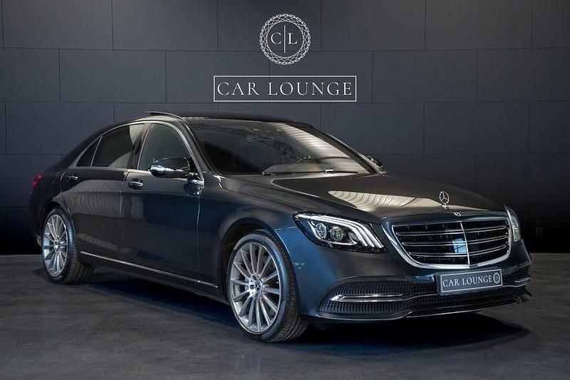 Begagnad Mercedes S560 AMG 469 HK (344 kW) 2018 Svart (magnetitsvart metallic) Sedan