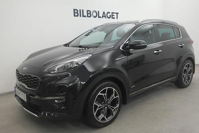 Begagnad Kia Sportage GT-Line 186 HK (136 kW) 2018 Svart SUV