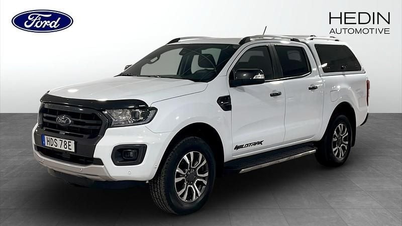 Frozen white Begagnad 2022 Ford Ranger Wildtrack Pickup | 303 920 kr (Bra pris) - Bild 1/4