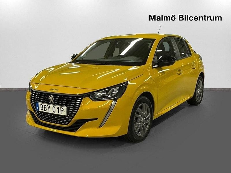Gul Begagnad 2022 Peugeot 208 Active Halvkombi | 179 900 kr (Marknadspris) - Bild 1/4