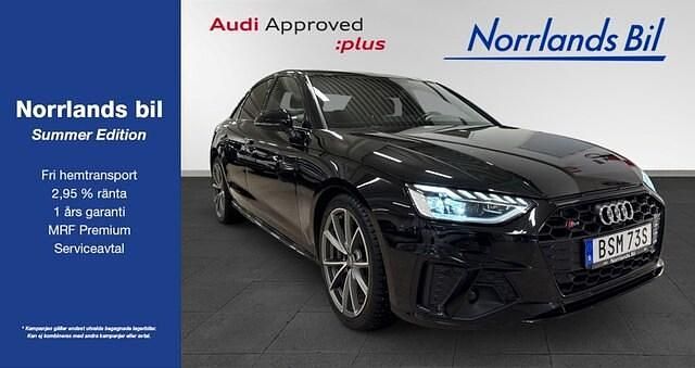 Mytsvart metallic Begagnad 2020 Audi S4 Comfort Sedan | 469 000 kr - Bild 1/4