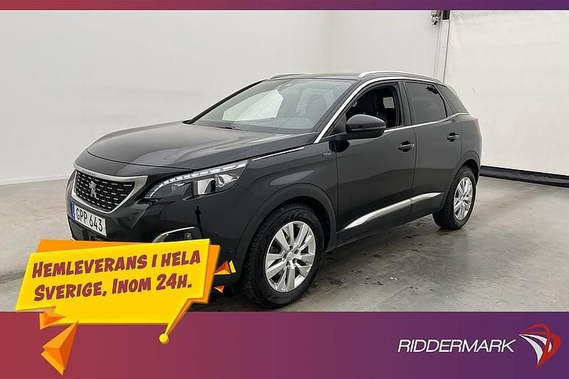 Svart Begagnad 2018 Peugeot 3008 GT-line SUV | 189 800 kr (Marknadspris) - Bild 1/3